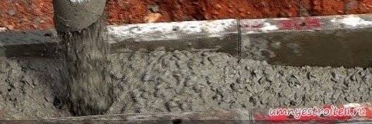 betono sienos pildymo technologija
