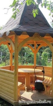 Как построить альтанку. Строили два кума.