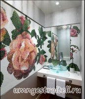 Плитка мозаика для ванной.