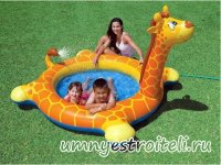 Надувной бассейн.
