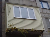 Ремонта фасада балкона сайдингом - фото наших работ