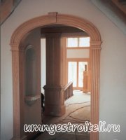 Деревянные арки.