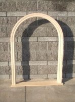 Деревянные арки.