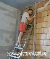 Цементная штукатурка простая.