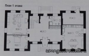Проект коттеджа английского "Грегори".