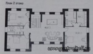 Проект коттеджа английского "Грегори".