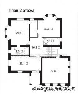 Проект коттеджа "Фэнтези".