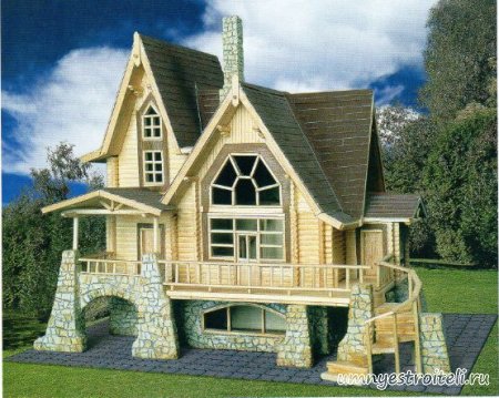 Проект коттеджа "Новое воплощение старых традиций".