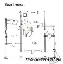 Проект коттеджа "Новое воплощение старых традиций".