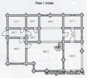 Проект коттеджа "Новгород".