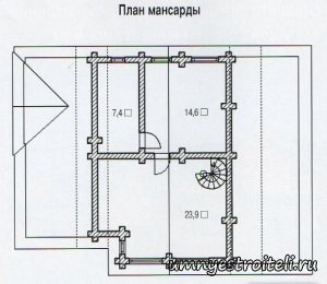 Проект коттеджа "Новгород".