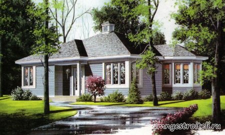 Проект коттеджа "Элегантная привлекательность". Проект коттеджа "Элегантная привлекательность".
