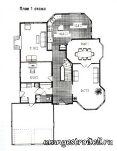 Проект коттеджа "Бентли".