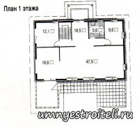 Проект коттеджа - Элита.
