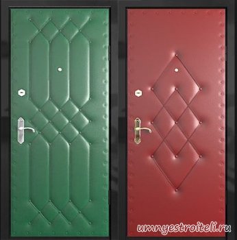 Отделка входных дверей.