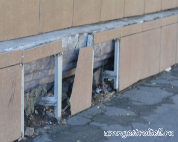 Минусы навесного фасада из плитки.