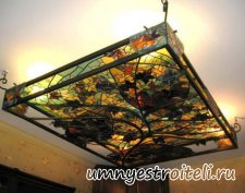 Витражи в интерьере.