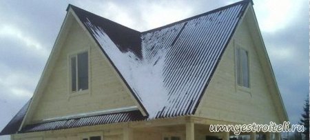 Схема мягкой кровли.