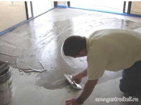 История наливного пола