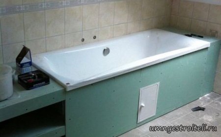 Использование влагостойкого гипсокартона при оформлении ванных комнат