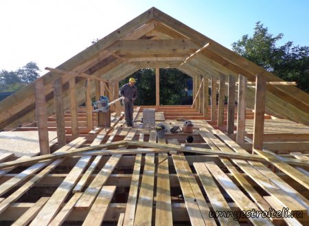 Строим дом из бруса