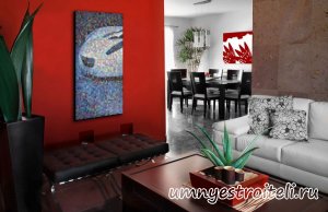 Картины для гостиных в интерьере- Фото.