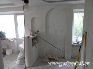 Капитальный ремонт однокомнатной квартиры с перепланировкой.