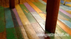 Краски для деревянного пола