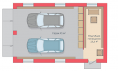 Строительство гаража на две машины.