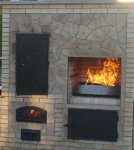 Фотографии мангалов из камня | 37 фото.