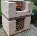 Фотографии мангалов из камня | 37 фото.