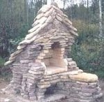 Фотографии мангалов из камня | 37 фото.