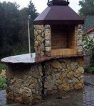 Фотографии мангалов из камня | 37 фото.