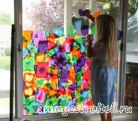 Радужный витраж + Фото