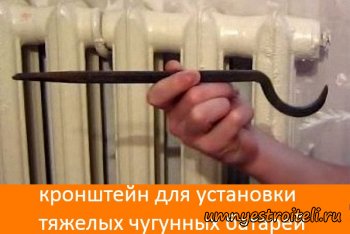 Как повесить на гипсокартон радиатор или батарею