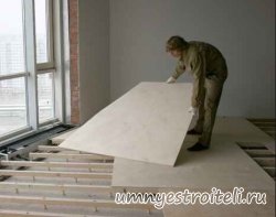 Как выровнять пол методом наращивания