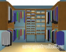 Гардеробная комната + Фото