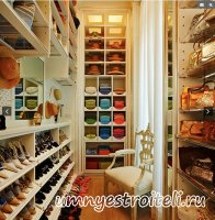 Гардеробные комнаты фото