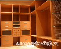 Гардеробные комнаты фото