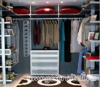 Гардеробные комнаты фото