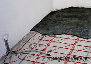 Стяжка под теплый пол