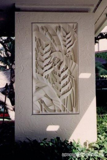 Фото современного панно из гипса