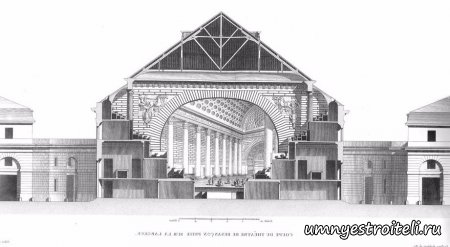 Сложный архитектурный разрез 3-d