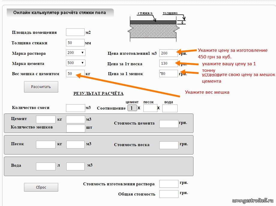 Расчет цемента для бетона калькулятор. Как посчитать куб стяжки пола. Калькулятор стяжки м150. Калькулятор цементной стяжки пола м150. Расчет цементной стяжки на 1м2 пола.