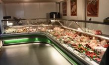 Освещение витрин с мясом