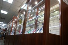 освещение витрин мобильных телефонов