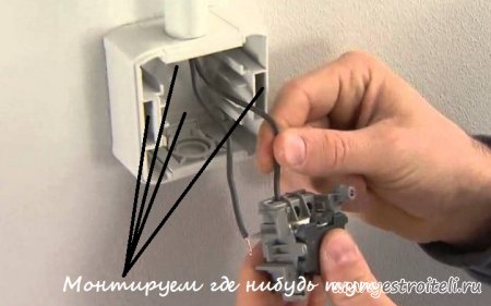 Как установить накладную розетку