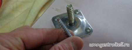 Меняем стандартный крепёж ножки стола на конфирмат Меняем стандартный крепёж ножки стола на конфирмат