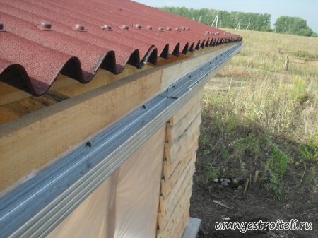 Отлив для гаража, а может быть всё же водоотвод?