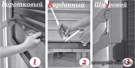 Ручные способы управления рольставнями Ручные способы управления рольставнями